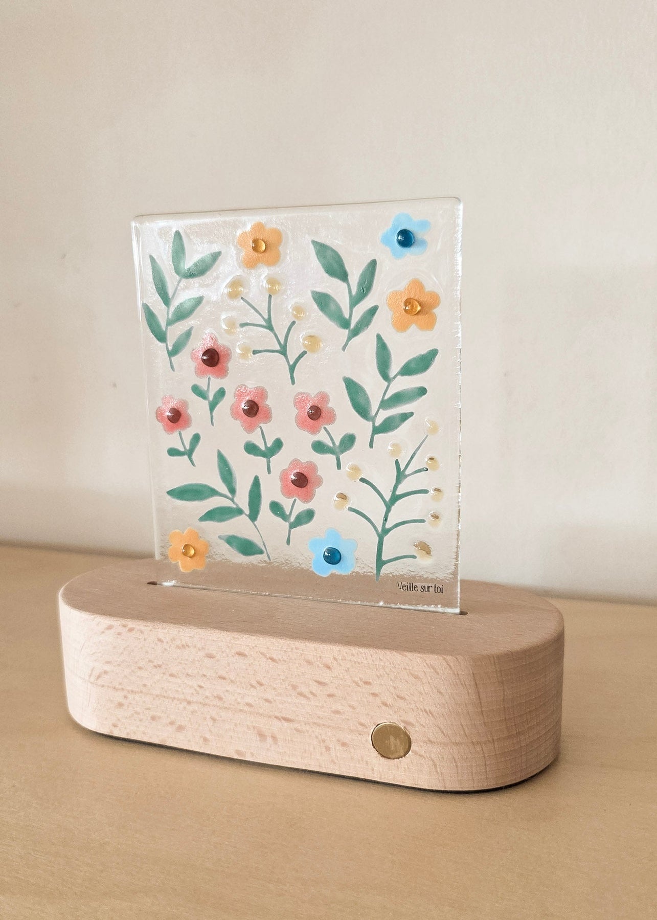 Veille Sur Toi Lampe de table - Fleurs des champs