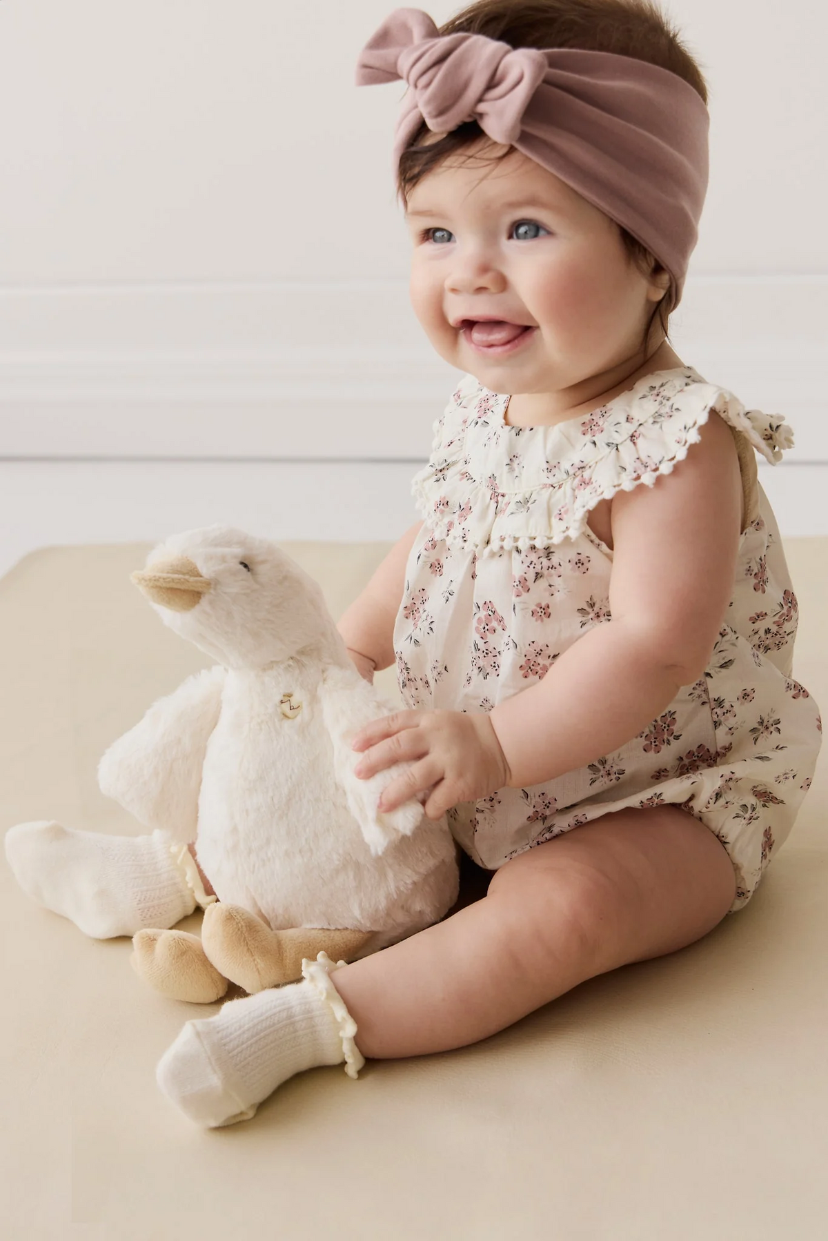 Snuggle Bunnies Peluche Rose le canard