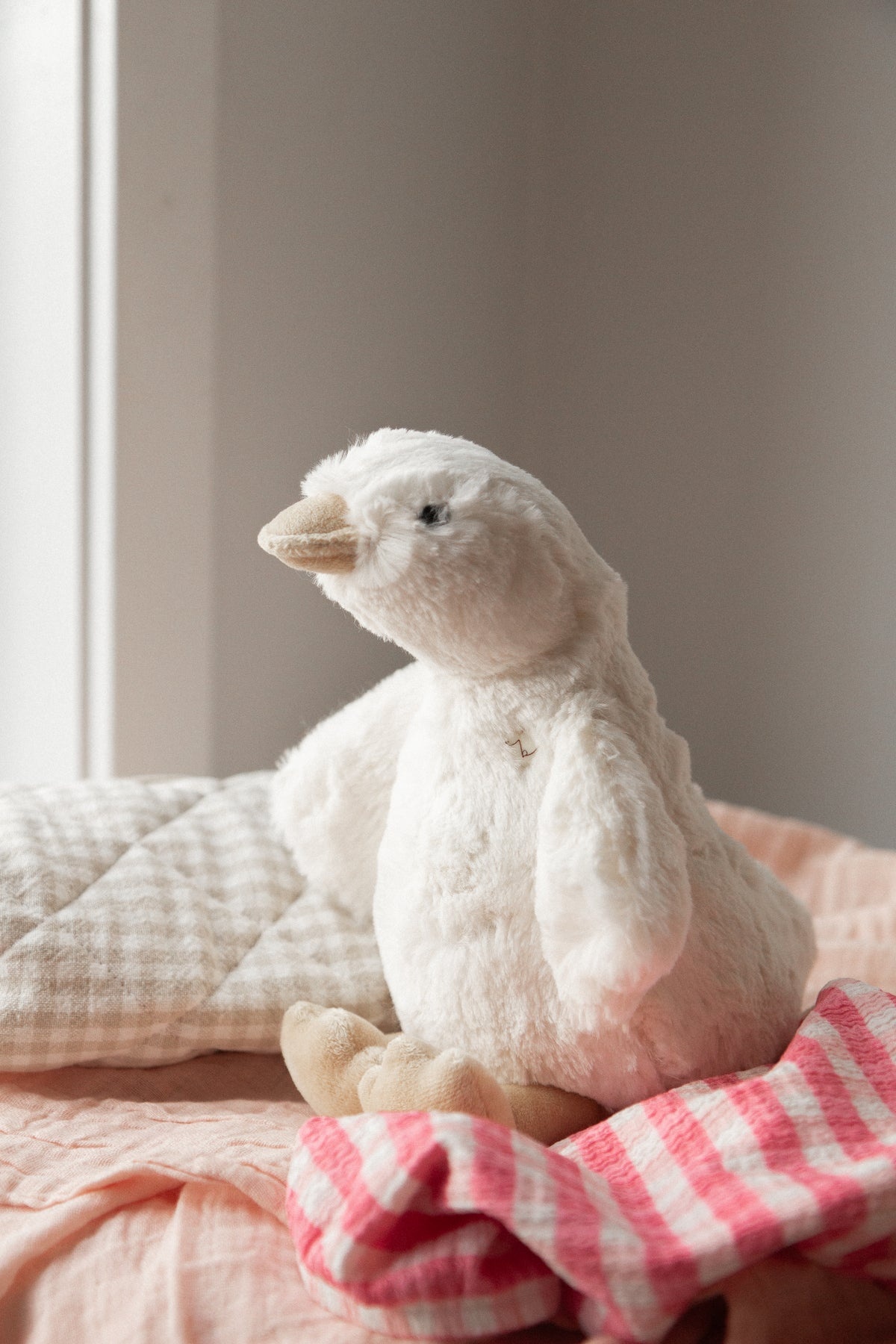Snuggle Bunnies Peluche Rose le canard