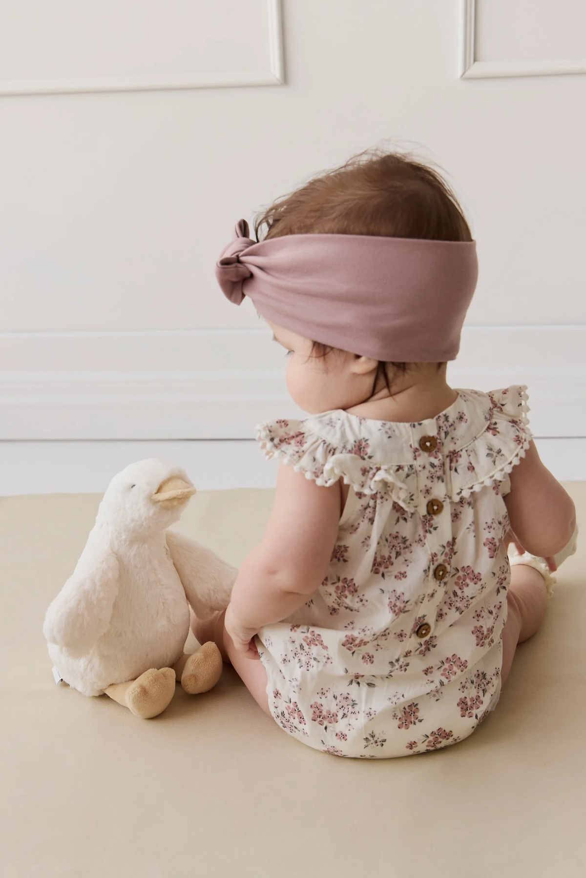 Snuggle Bunnies Peluche Rose le canard