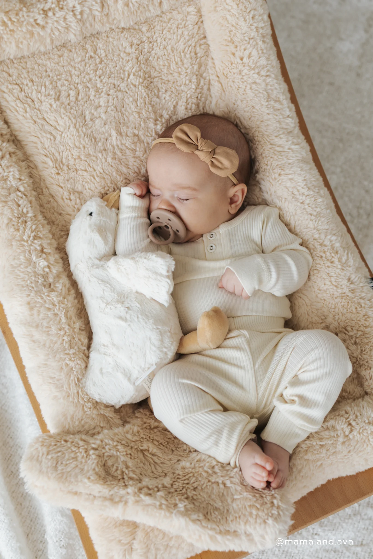 Snuggle Bunnies Peluche Rose le canard