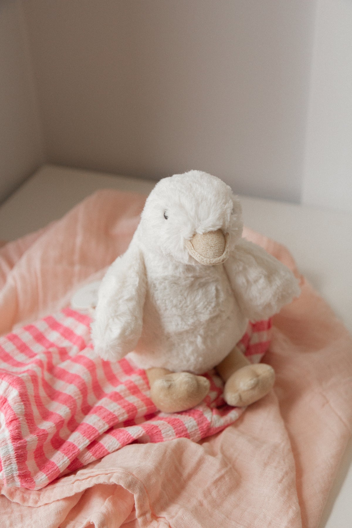 Snuggle Bunnies Peluche Rose le canard
