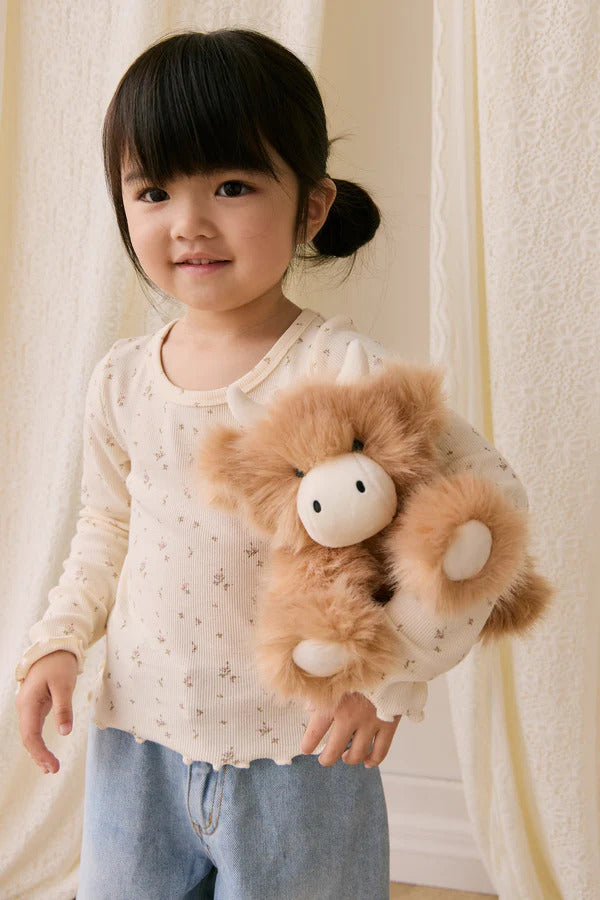 Snuggle Bunnies Plush Hilda the highland cow - Caramel