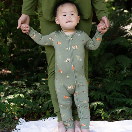 Belan . J Dormeuse avec pieds rabattables - Forest friends