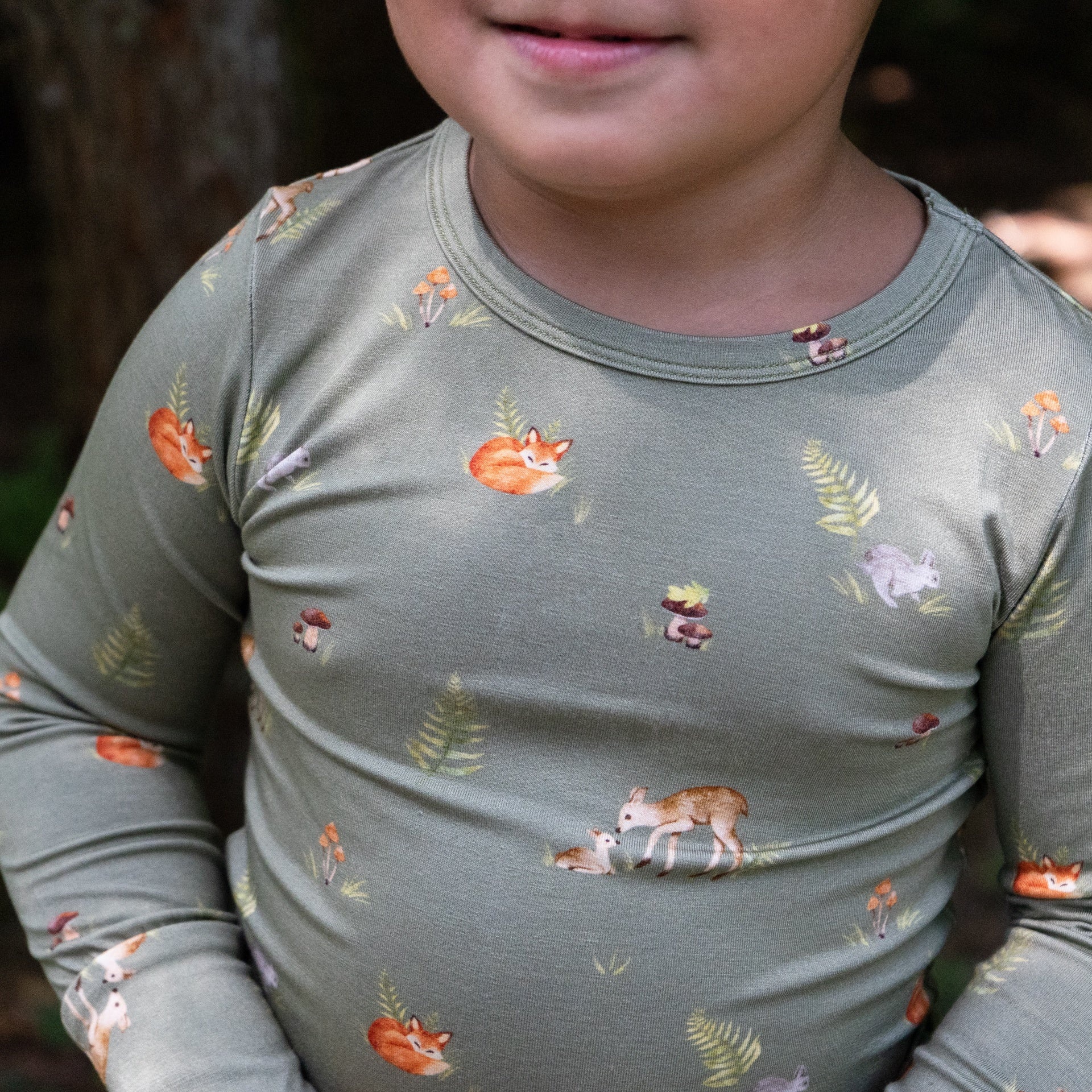 Belan . J Bamboo Pj set - Forest friends