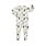 Belan . J Ribbed Bamboo Footed Zipper Sleeper - Misty Forest