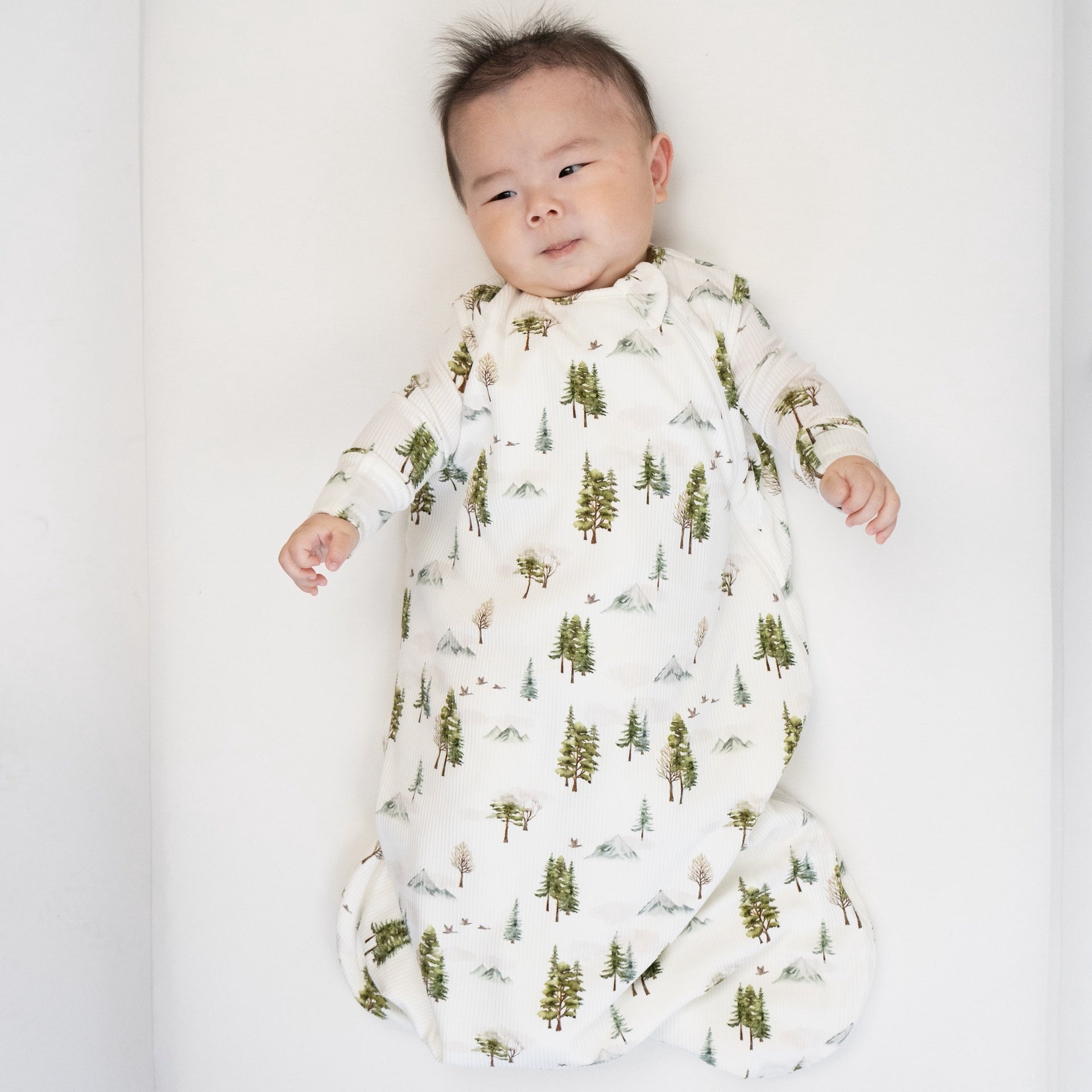 Belan . J 1.0 TOG Ribbed Bamboo Sleep Sack - Misty Forest