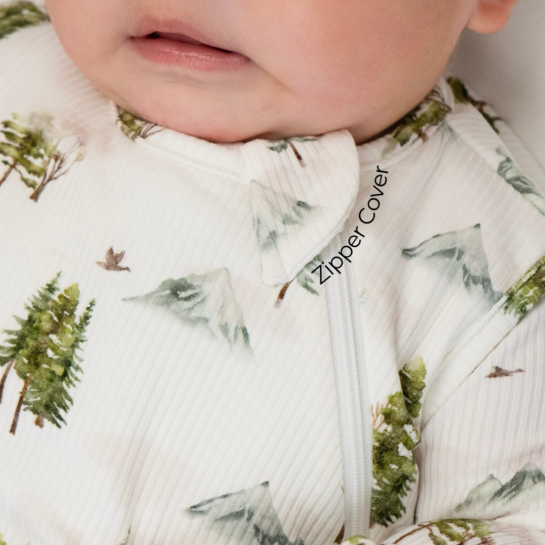 Belan . J 1.0 TOG Ribbed Bamboo Sleep Sack - Misty Forest