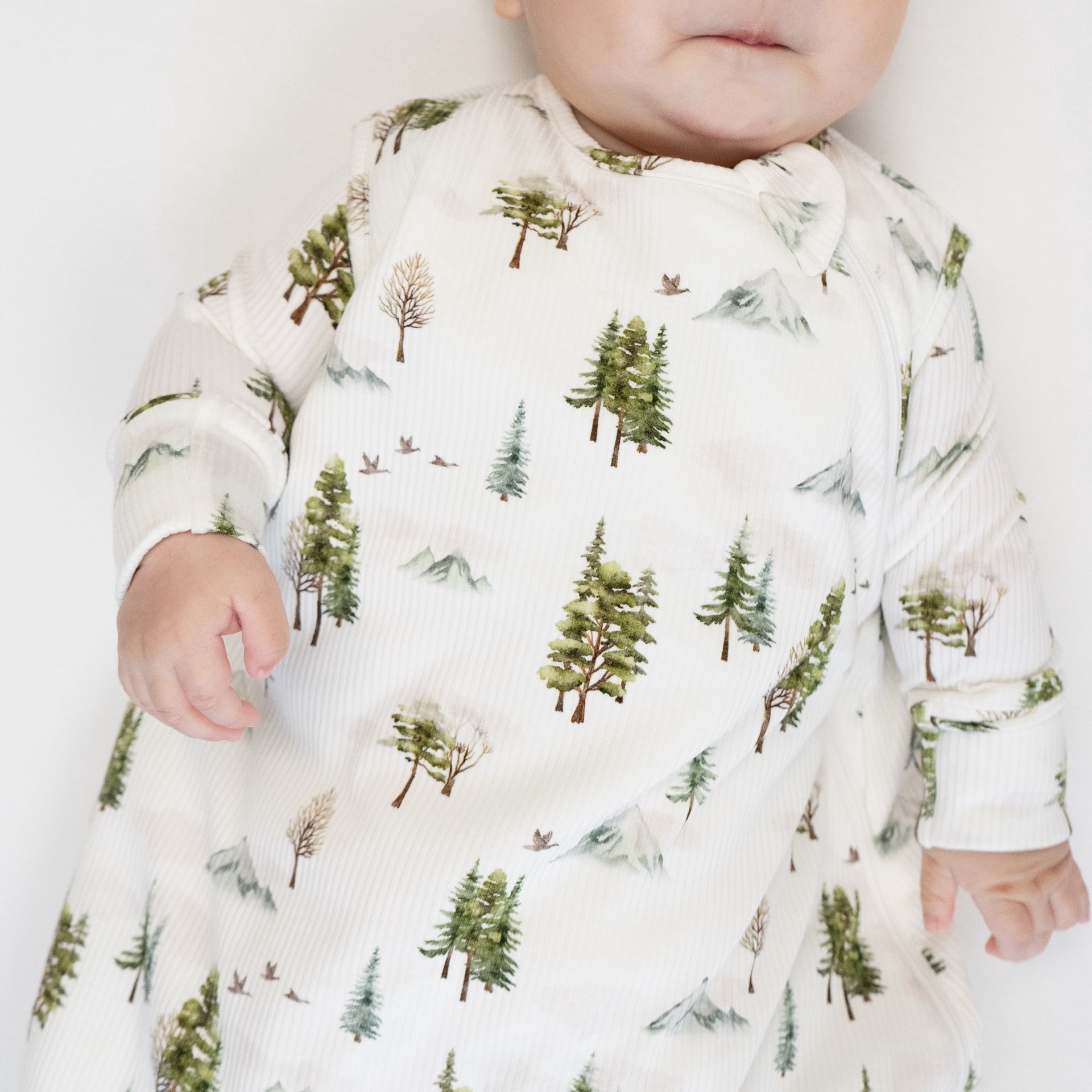 Belan . J 1.0 TOG Ribbed Bamboo Sleep Sack - Misty Forest