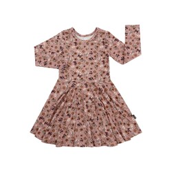 Belan . J Long Sleeves Twirl Dress - Velvet Garden