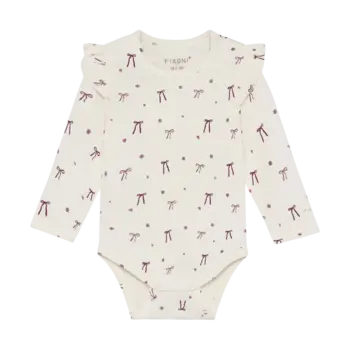 Fixoni Cache-couche motif boucle - Nostalgia rose