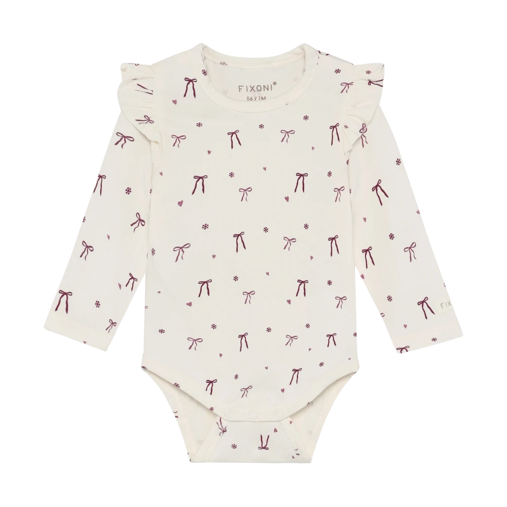 Fixoni Cache-couche motif boucle - Nostalgia rose