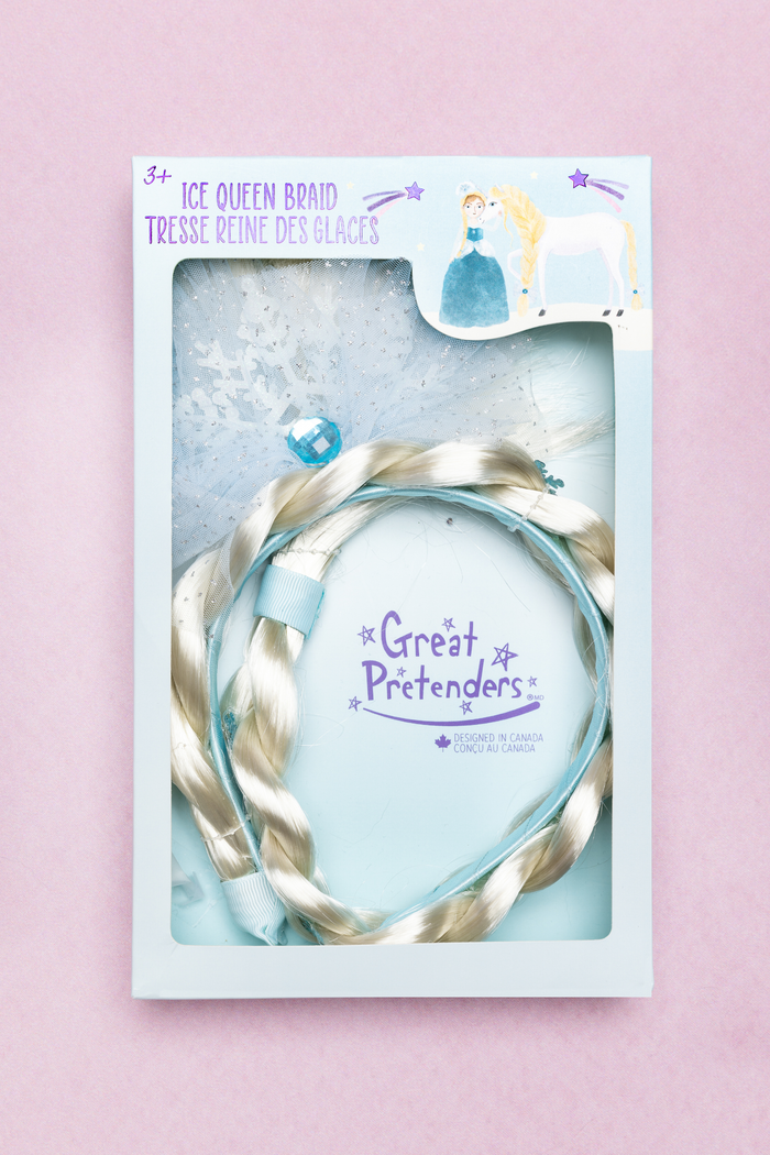 The great pretenders Tiare de la reine des neiges avec tresse