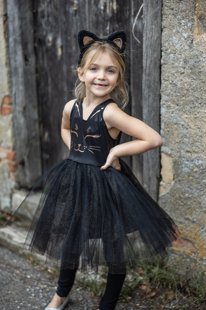 The great pretenders Robe de chat noir avec bandeau