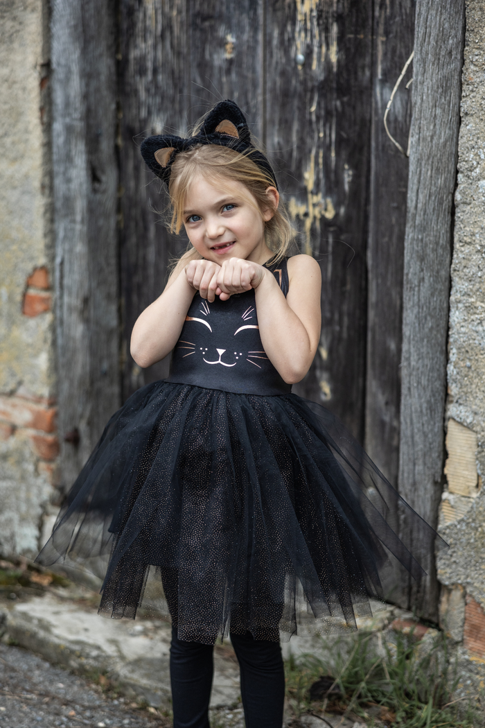 The great pretenders Robe de chat noir avec bandeau