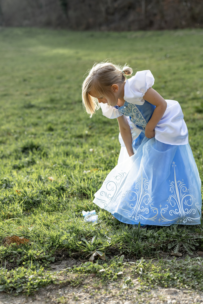 The great pretenders Il était une fois une robe de pantoufle de verre de princesse