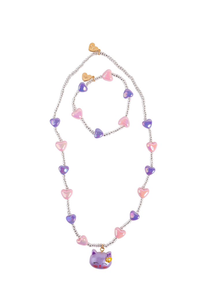 The great pretenders Ensemble de collier et bracelet ''Lovely kitty''