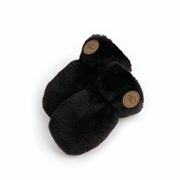 Petit Coulou Mitaine d'hiver en minky pour bébé - Onyx