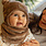 Petit Coulou Cache-cou pour bébé en minky - Mocha