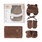 Petit Coulou Coffret cadeau ourson sherpa pour bébé - Brun