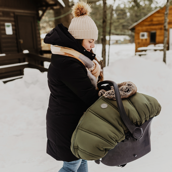 Petit Coulou Housse hiver pour siège d'auto - Collection classique (-30°C à 5°C) - Khaki