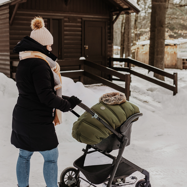 Petit Coulou Housse hiver pour siège d'auto - Collection classique (-30°C à 5°C) - Khaki