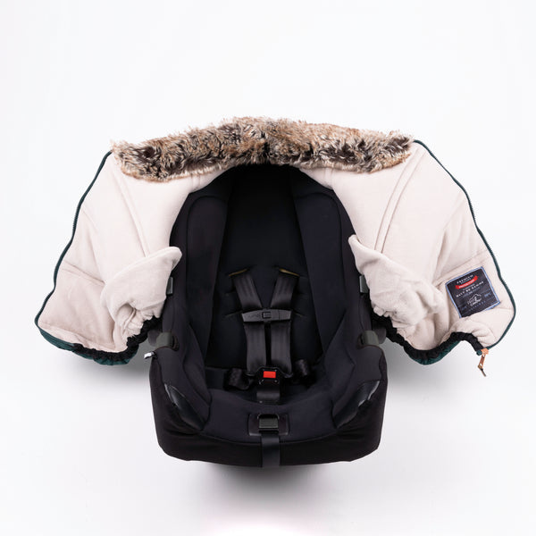 Petit Coulou Housse hiver pour siège d'auto - Collection classique (-30°C à 5°C) - Khaki