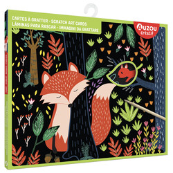 Auzou Cartes à gratter - Forêt