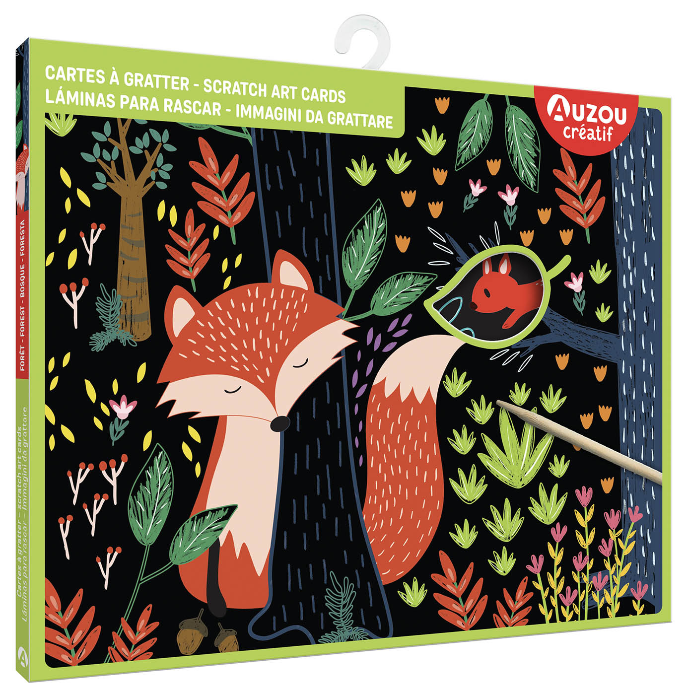 Auzou Cartes à gratter - Forêt