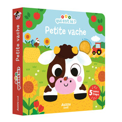 Auzou 1-2-3 Qui est la? - Petite Vache