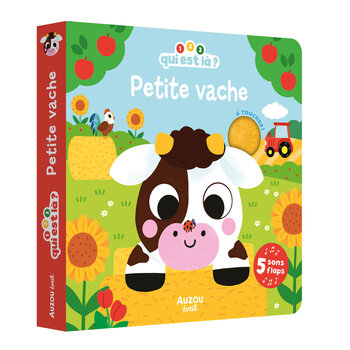 Auzou 1-2-3 Qui est la? - Petite Vache