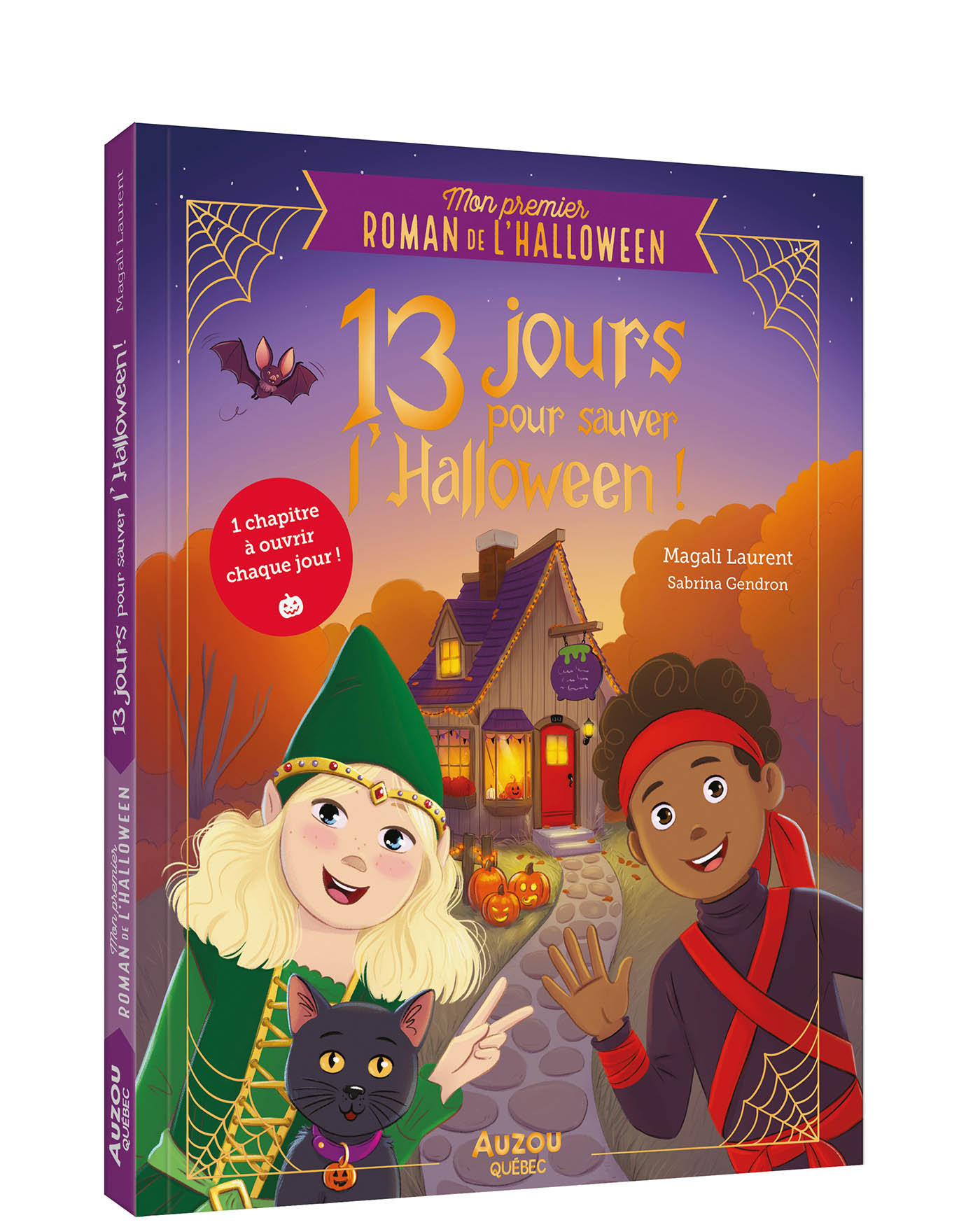 Auzou Mon premier roman de l'Halloween - 13 jours pour sauver l'Halloween