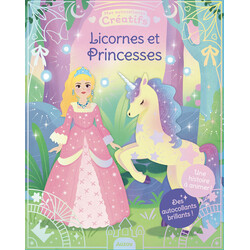 Auzou Mes autocollants créatifs - Licornes et Princesses