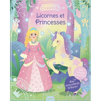 Auzou Mes autocollants créatifs - Licornes et Princesses