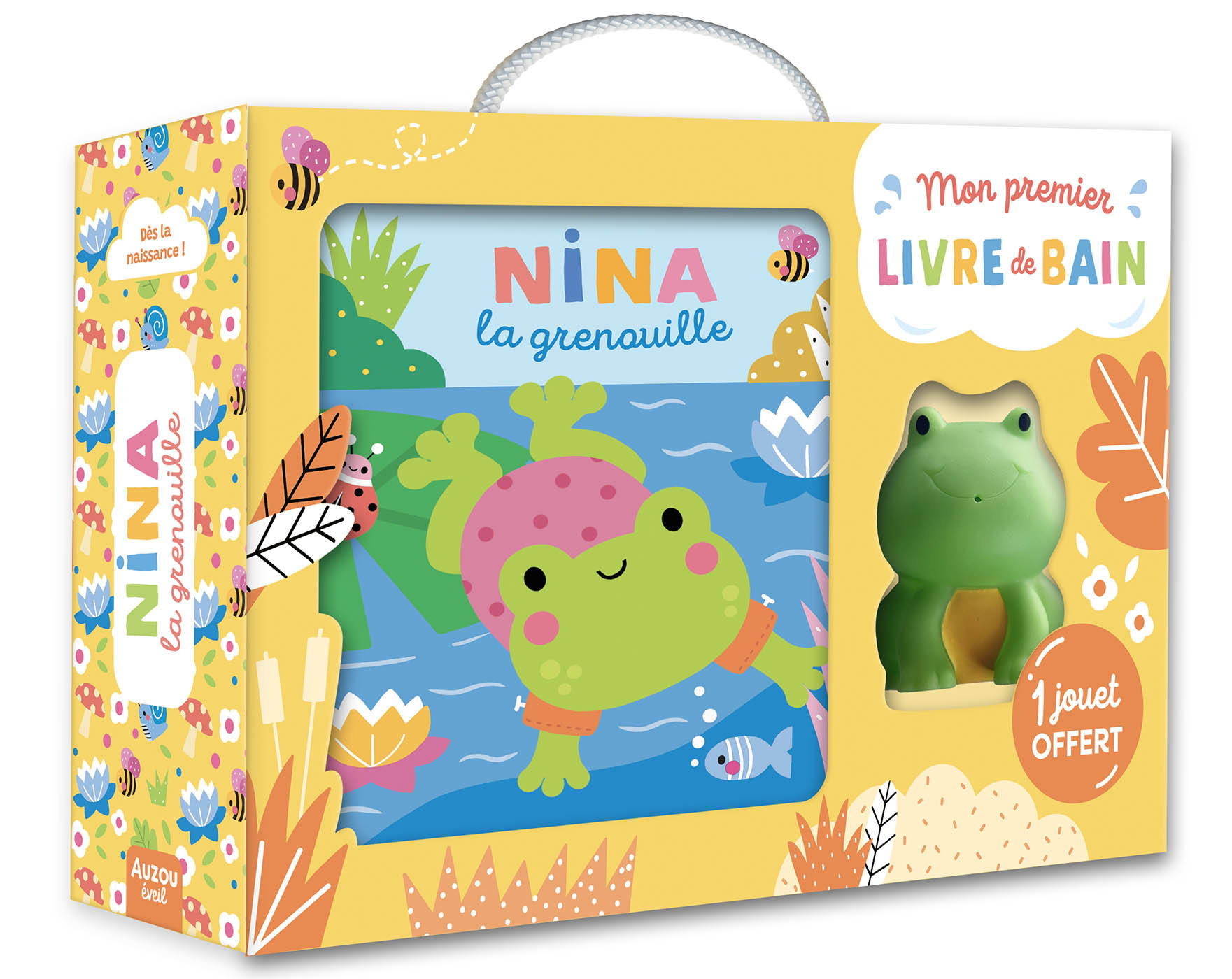 Auzou Mon premier livre de bain - Nina la grenouille