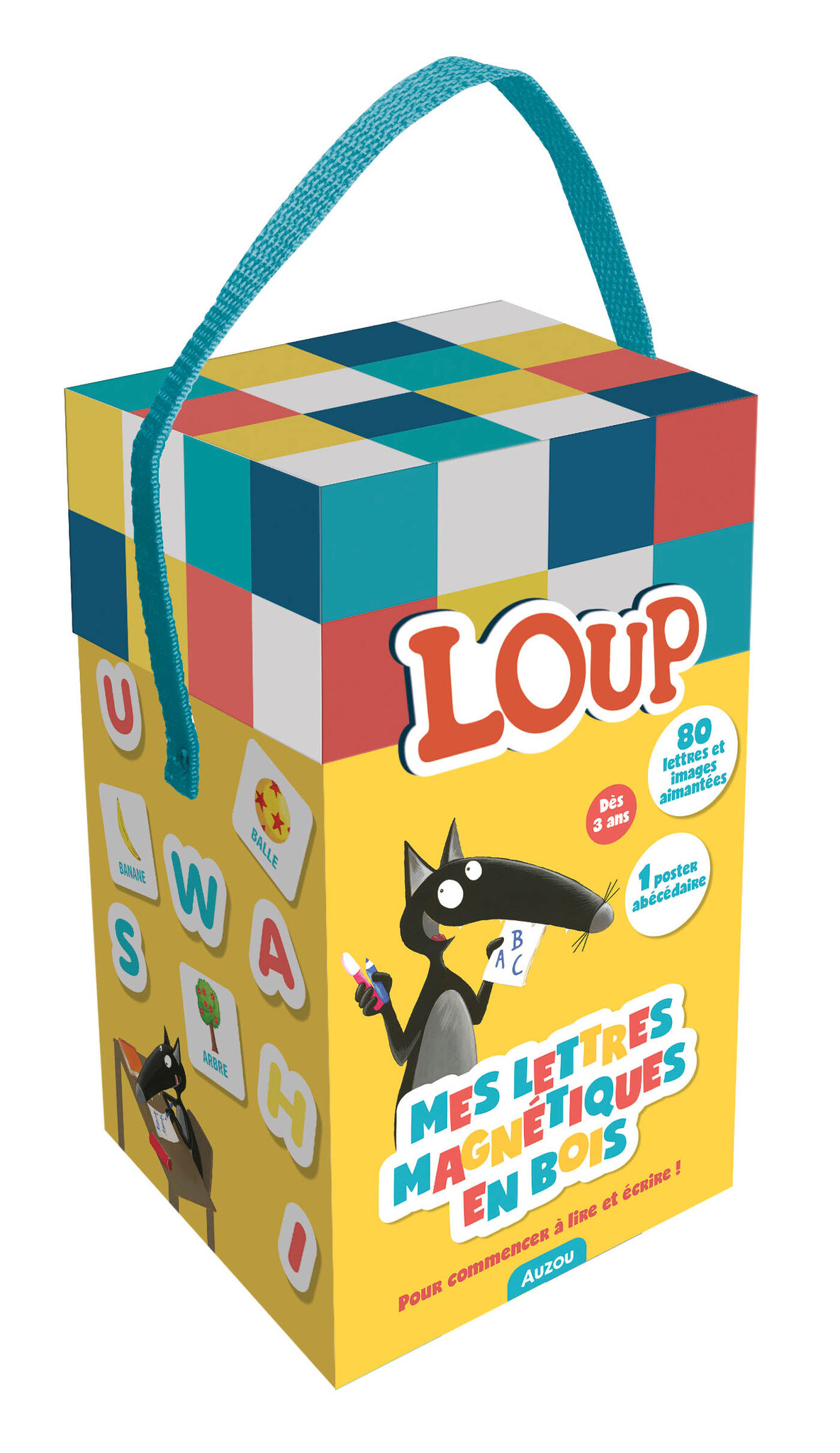 Auzou P'tit loup - Mes lettres magnétique