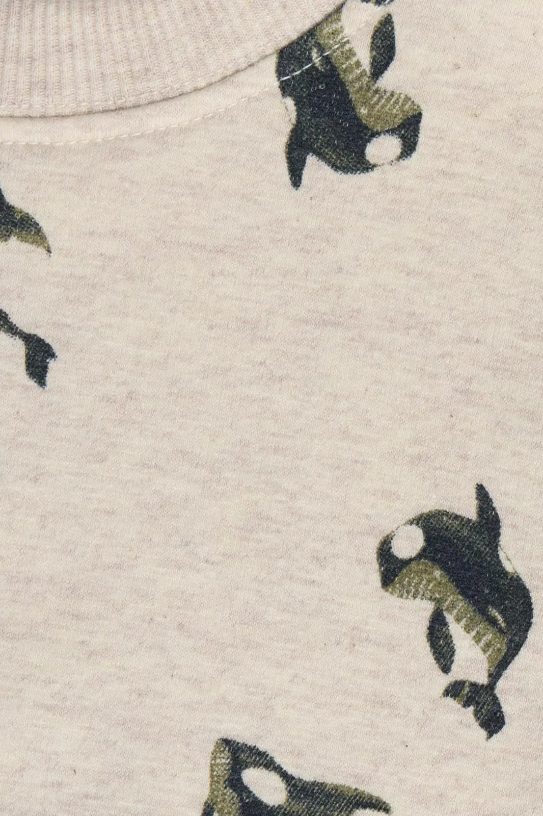 Noppies Sweatshirt motif baleine - Sand Melange
