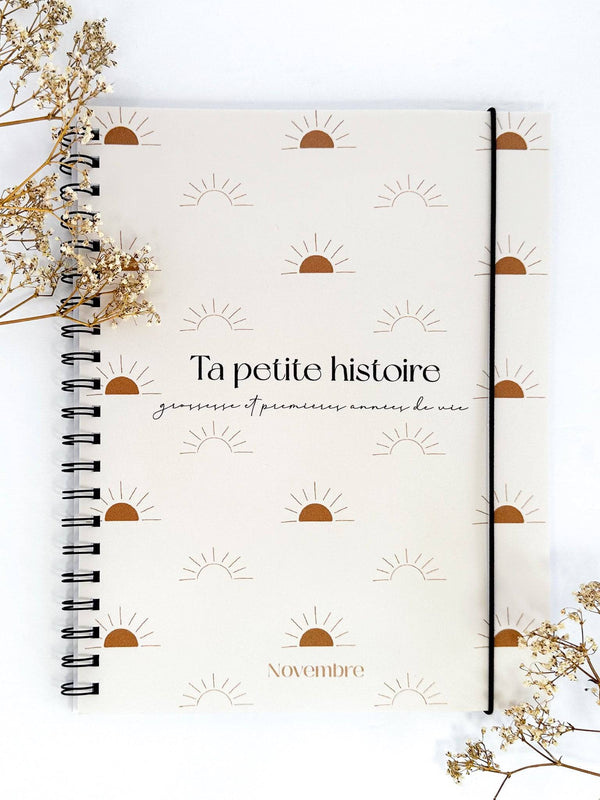 Novembre Boutique Ta petite histoire - Livre de bébé et grossesse 0-5 ans - Crépuscule