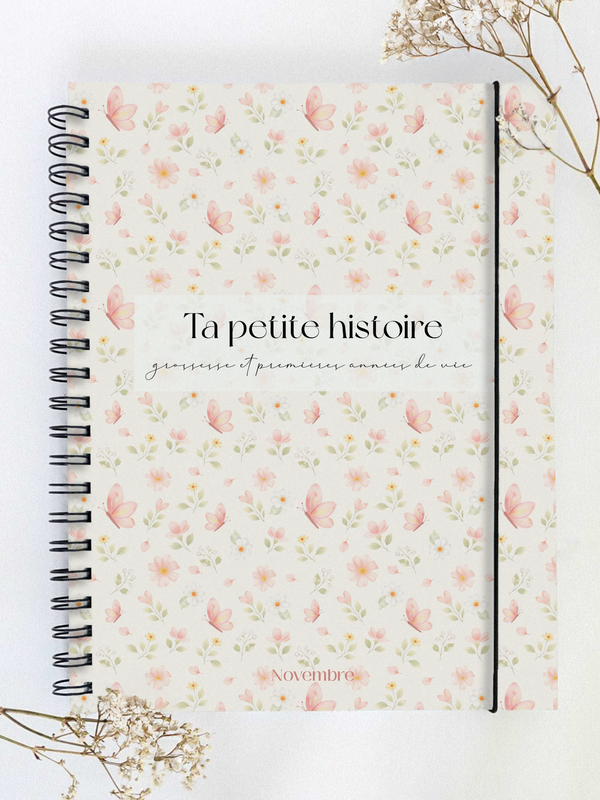 Novembre Boutique Ta petite histoire - Livre de bébé et grossesse 0-5 ans - Capucine