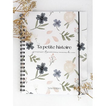 Novembre Boutique Ta petite histoire - Livre de bébé et grossesse 0-5 ans - Jardin d'Azur