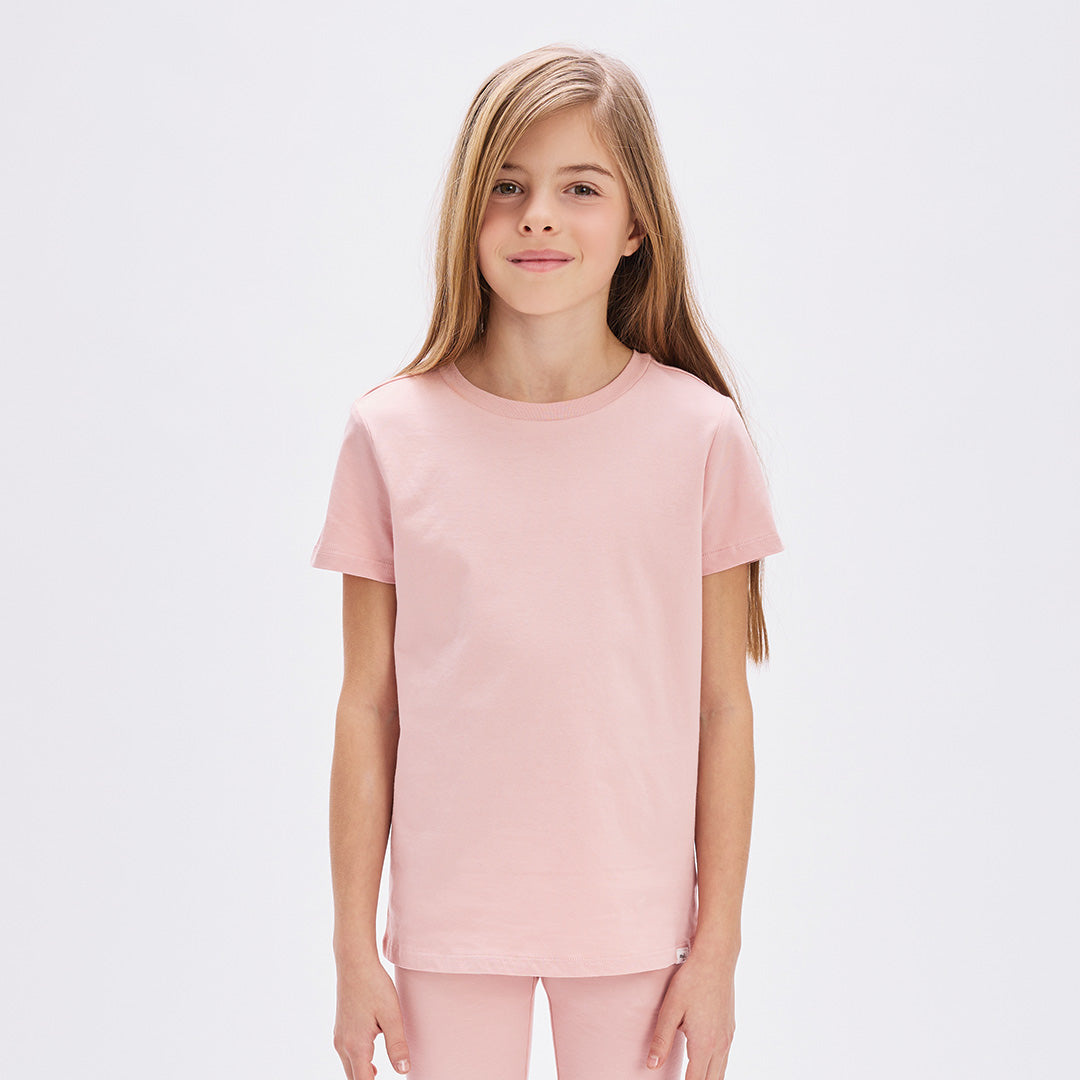 Miles the label T-shirt rose Miles Basiques