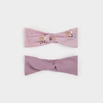 Petit Lem Lot de 2 bandeaux faon d'automne et mauve