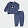 Petit Lem Ensemble bleu à imprimé de bouvier bernois d'hockey