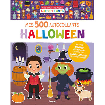 Auzou Mes 500 autocollants - Halloween