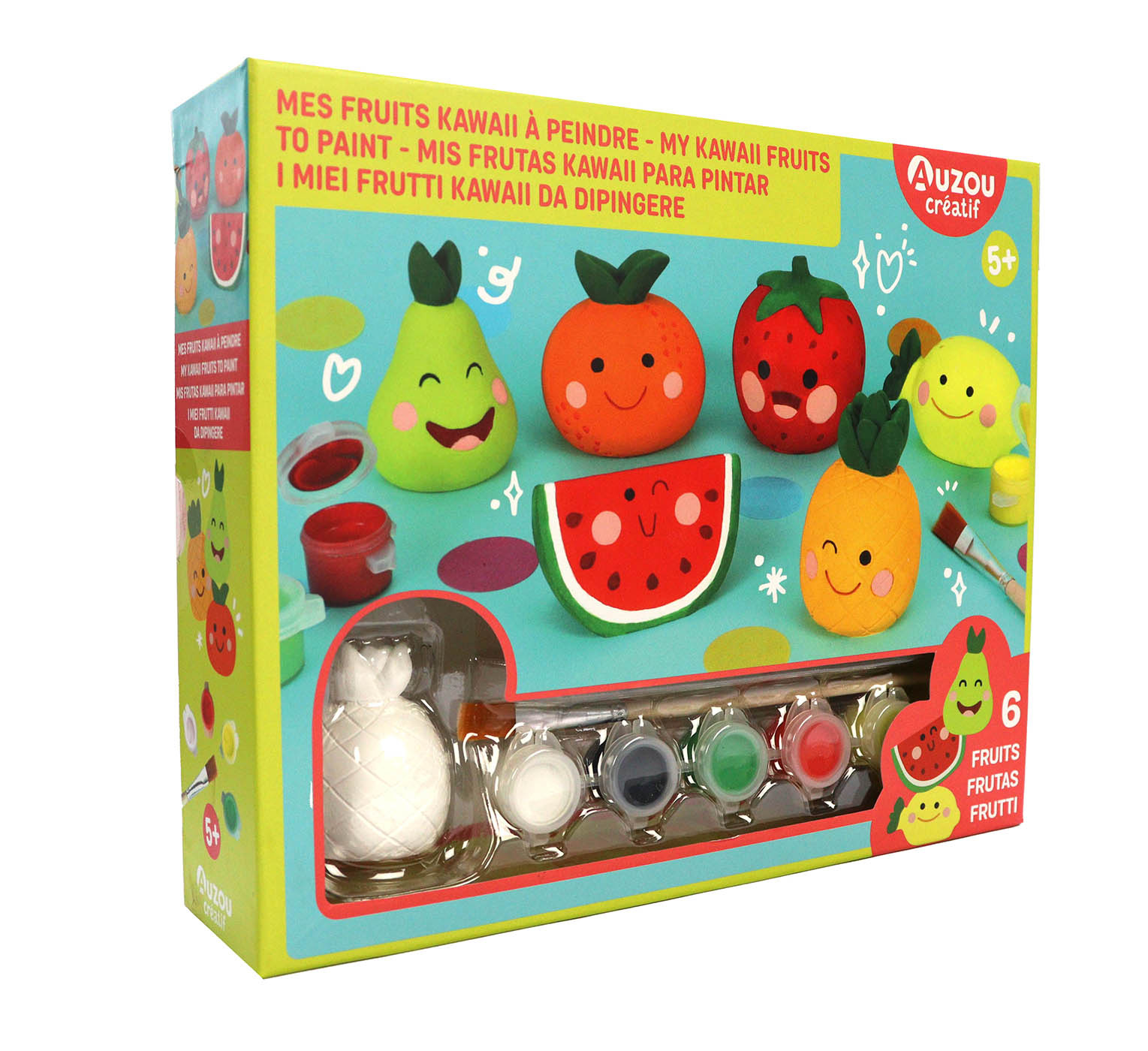 Auzou Mes fruits Kawaii à peindre
