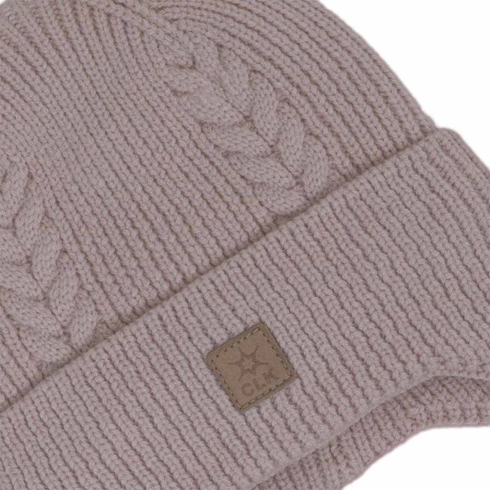 Calikids Tuque à pompom en tricot doublé avec corde - Lotus