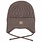 Calikids Tuque en tricot doux avec corde - Mocha