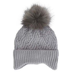 Calikids Tuque en tricot avec protection coupe vent - Grey