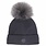 Calikids Tuque en tricot avec pompom en fausse fourrure - Boulevard