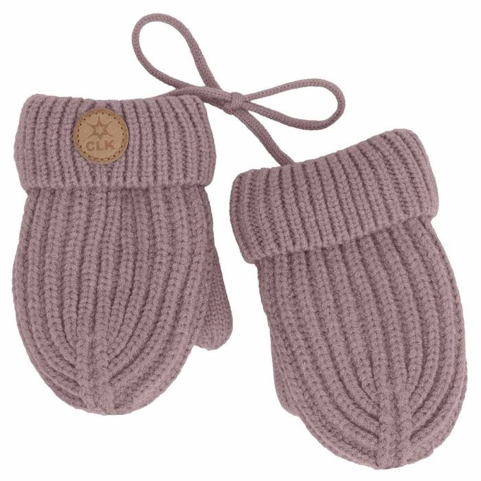 Calikids Mitaine en tricot doublé avec corde - Lotus